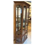 Vintage Wood Curio Cabinet Vintage Wood Curio Cabinet