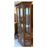 Vintage Wood Curio Cabinet Vintage Wood Curio Cabinet