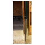 Wood Desk and Wood Bookcase Wood Desk and Wood Bookcase