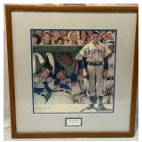 "The Dug Out" Framed Art by Norman Rockwell "The Dug Out" Framed Art by Norman Rockwell
