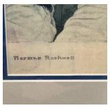 "The Dug Out" Framed Art by Norman Rockwell "The Dug Out" Framed Art by Norman Rockwell