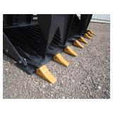 LandHonor 72" Skid Steer Skeleton Rock Bucket w/Grapple LandHonor 72" Skid Steer Skeleton Rock Bucket w/Grapple