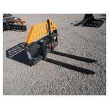Wolverine 48" Skid Steer Hydraulic Adjustable Pallet Forks Wolverine 48" Skid Steer Hydraulic Adjustable Pallet Forks