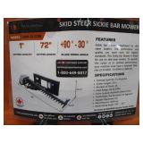 Wolverine 72" Skid Steer Sickle Mower Wolverine 72" Skid Steer Sickle Mower