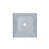 Swiss Madison Voltaire 36 in. L x 36 in. W Alcove Shower Pan Base with Center Drain in Grey Customer Returns See Pictures