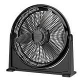 Lot of Lasko 20 in. 3 Speed Air Circulator Floor Fan for Home in Black with Wall Mount Option, Full Range Pivoting Head, Carry Handle Customer Returns See Pictures
