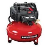 Porter-Cable 6 Gal. 150 PSI Portable Electric Pancake Air Compressor Customer Returns See Pictures