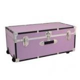 Seward Trunk Seward Explorer 30 in. Trunk with Wheels & Lock, Orchid   Customer Returns See Pictures