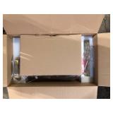 Hampton Bay 22 in. Indoor Gold Integrated LED Modern Table Lamp with Swivel Head  Customer Returns See Pictures