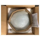 Generation Lighting Clip Ceiling 12.25 in. W. 2-Light Brushed Nickel Flush Mount   Customer Returns See Pictures