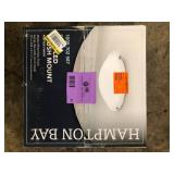 Generation Lighting Clip Ceiling 12.25 in. W. 2-Light Brushed Nickel Flush Mount   Customer Returns See Pictures