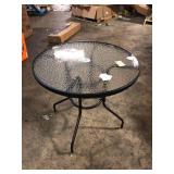 Karl home Metal Outdoor Dining Table  Customer Returns See Pictures
