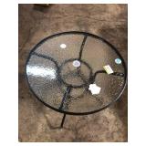 Karl home Metal Outdoor Dining Table  Customer Returns See Pictures