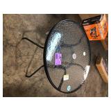 Karl home Metal Outdoor Dining Table  Customer Returns See Pictures