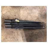 FIRM GRIP 5 ft. Golf Umbrella in All Black Customer Returns See Pictures