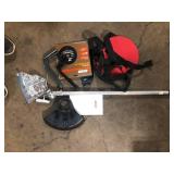 ECHO Brushcutter Trimmer Attachment with 8 in. 80-Tooth Blade for ECHO Gas or Battery Pro Attachment Series   Customer Returns See Pictures