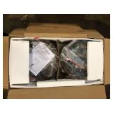 OSP Home Furnishings Backless Burnt Brown Swivel Stool (2-Pack)  Customer Returns See Pictures