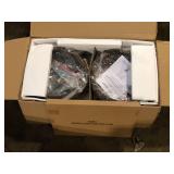 OSP Home Furnishings Backless Burnt Brown Swivel Stool (2-Pack)  Customer Returns See Pictures