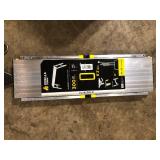 Gorilla Ladders 4 ft. x 12 in. x 20 in. Aluminum Slim-Fold Work Platform, 300 lbs. Load Capacity   Customer Returns See Pictures