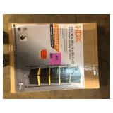 HDX Steel Wire Garage Storage Tote Rack with Casters for 27 Gal. Totes in Black (22 in. W x 69 in. H x 28.5 in. D)  Customer Returns See Pictures