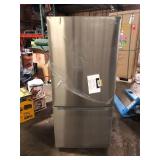 Vissani 18.7 cu. ft. Bottom Freezer Refrigerator in Stainless Steel Damaged Customer Returns See Pictures