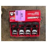 Husky 16 ft. 1.25 in. Ratchet Tie-Down Straps with S-Hook (4-Pack)  Customer Returns See Pictures