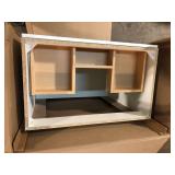 Glacier Bay Everdean 31 in. Single Sink White Bath Vanity  (Sink Not Included) Customer Returns See Pictures