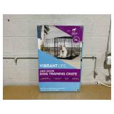 Vibrant Life Wire Dog Crate, Single-Door, Divider and Leak-Proof Tray Vibrant Life Wire Dog Crate, Single-Door, Divider and Leak-Proof Tray
