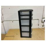 Sterilite 5 Drawer Tower, with both Shallow and Deep Clear Plastic Drawers Sterilite 5 Drawer Tower, with both Shallow and Deep Clear Plastic Drawers