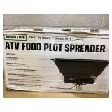 Moultrie ATV Food Plot 50 lbs. Capacity Spreader with Hopper Cover to Protect Seed/Fertilizer Moultrie ATV Food Plot 50 lbs. Capacity Spreader with Hopper Cover to Protect Seed/Fertilizer