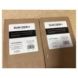Sun Zero Somerton Textured Total Blackout Cordless Roman Shade Sun Zero Somerton Textured Total Blackout Cordless Roman Shade