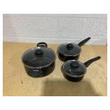 6PCS Mainstays Nonstick Aluminum Pots and Pans Cookware Set 6PCS Mainstays Nonstick Aluminum Pots and Pans Cookware Set