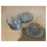 12PCS Anchor Hocking Clear Presence Clear Glass Dinnerware Set 12PCS Anchor Hocking Clear Presence Clear Glass Dinnerware Set