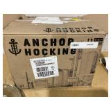 12PCS Anchor Hocking Clear Presence Clear Glass Dinnerware Set 12PCS Anchor Hocking Clear Presence Clear Glass Dinnerware Set