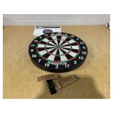 Narwhal Kingston Official Size Bristle Dartboard with 6 Steel Tip Darts Narwhal Kingston Official Size Bristle Dartboard with 6 Steel Tip Darts