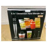 Immersion Hand Blender 5 in 1: 800W Electric Blender Handheld Stick Mixer with Trigger Control Grip Immersion Hand Blender 5 in 1: 800W Electric Blender Handheld Stick Mixer with Trigger Control Grip