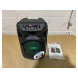 Technical Pro BOOM8 Portable Rechargeable 8" LED Party Speaker w/Bluetooth/USB Technical Pro BOOM8 Portable Rechargeable 8" LED Party Speaker w/Bluetooth/USB