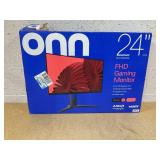 onn 24" FHD (1920 x 1080p) 180hz 1ms FreeSync Gaming Monitor with HDMI and DP Cables onn 24" FHD (1920 x 1080p) 180hz 1ms FreeSync Gaming Monitor with HDMI and DP Cables