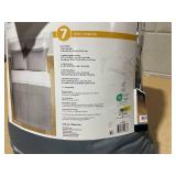 Mainstays 7-Piece Reversible Bed in a Bag Comforter Set with Sheets, Gray, Full Mainstays 7-Piece Reversible Bed in a Bag Comforter Set with Sheets, Gray, Full