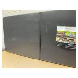 Mainstays 6 ft Fold-in-Half Tables, Black Mainstays 6 ft Fold-in-Half Tables, Black