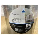 Mainstays 12 Quart Stainless Steel Stock Pot Mainstays 12 Quart Stainless Steel Stock Pot