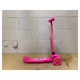 HALO Rise Above Jr 3 Wheel Scooter Pink Super-Bright Light up Wheels 3+ HALO Rise Above Jr 3 Wheel Scooter Pink Super-Bright Light up Wheels 3+
