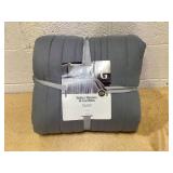 Better Homes & Gardens Dark Grey Soft Velvet Embroidered Quilt, Full/Queen Better Homes & Gardens Dark Grey Soft Velvet Embroidered Quilt, Full/Queen