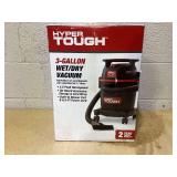 Hyper Tough 3 Gallon 3.5 HP Poly Wet Dry Vacuum for Home, Car, Garage & Workshop Hyper Tough 3 Gallon 3.5 HP Poly Wet Dry Vacuum for Home, Car, Garage & Workshop