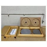 Better Homes & Gardens 2 Pack Gray Cement Wood Plant Stand Better Homes & Gardens 2 Pack Gray Cement Wood Plant Stand