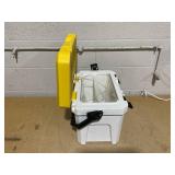 Frabill Magnum Live Bait Station 13 Quart Storage Cooler Tackle Box with Aerator Frabill Magnum Live Bait Station 13 Quart Storage Cooler Tackle Box with Aerator