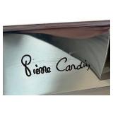 Pair of Pierre Cardin Chrome & White Bedside Cabinets