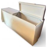 Pierre Cardin Modernist Chrome Headboard and/or Storage Cabinet