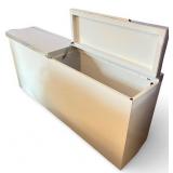 Pierre Cardin Modernist Chrome Headboard and/or Storage Cabinet