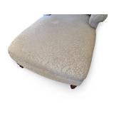 Upholstered Chaise Lounge with Decorative Pillow